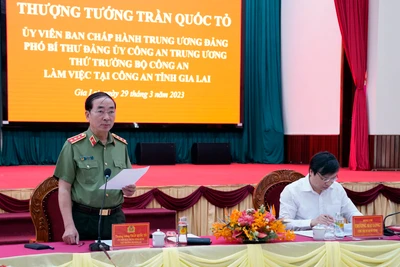 Thứ trưởng Bộ Công an Trần Quốc Tỏ: Không để phát sinh “điểm nóng” về an ninh trật tự tại cơ sở