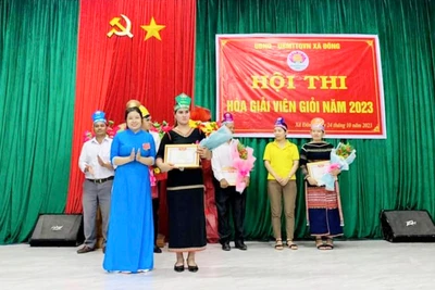 52 thí sinh tham gia hội thi Hòa giải viên giỏi xã Đông năm 2023 