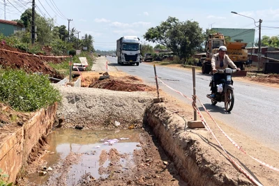 Nâng cấp quốc lộ 19 đoạn qua huyện Đak Đoa: Đề xuất xử lý nhà thầu thi công chậm tiến độ