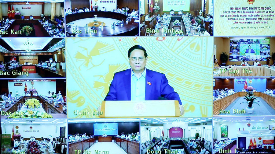 Hội nghị được tổ chức dưới hình thức trực tiếp và trực tuyến với 63 tỉnh, thành phố trong cả nước. Ảnh: Minh Trung minh-trung.jpg