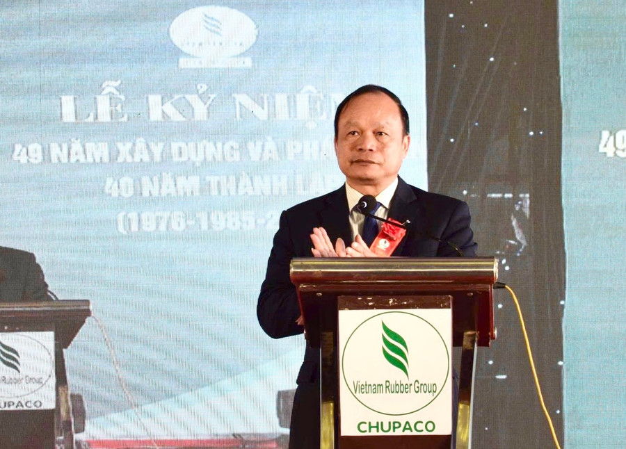 Phó Chủ tịch UBND tỉnh Dương Mah Tiệp phát biểu tại buổi lễ. Ảnh: Vũ Thảo 11.jpg