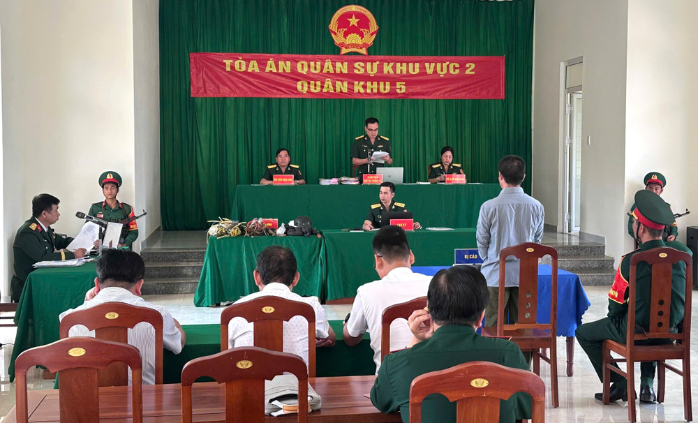 Quang cảnh phiên tòa xét xử. Ảnh: Hán Văn Cháng anh-1-toan-canh-phien-toa.jpg