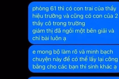 Vụ gian lận thi tốt nghiệp tại Quảng Trị: Khởi tố vụ án và 2 giáo viên 