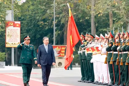 Tổng Bí thư, Chủ tịch nước Tô Lâm: Xây dựng Lực lượng vũ trang Quân khu 1 vững mạnh toàn diện