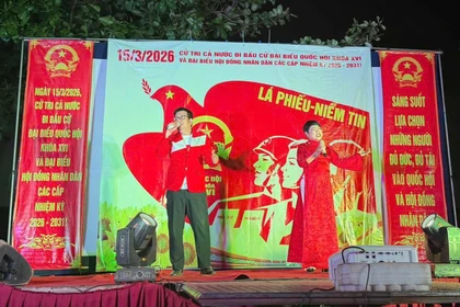 Lan tỏa cảm xúc ngày hội lớn qua những lời ca 