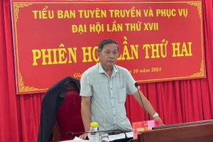 Phiên họp lần thứ hai Tiểu ban Tuyên truyền và Phục vụ Đại hội XVII