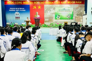 Pleiku: Trên 700 học sinh tham gia Chương trình ngoại khóa Mắt sáng học đường-Vững bước tương lai