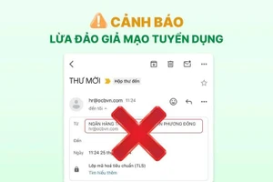 Bị lừa mất gần 2 tỷ đồng khi tuyển dụng nhân sự online vào ngân hàng