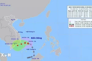 Áp thấp nhiệt đới trên Biển Đông đã mạnh lên thành bão