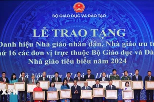 Trao tặng danh hiệu Nhà giáo nhân dân, Nhà giáo ưu tú năm 2024