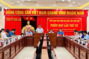 Phiên họp thứ tư Tiểu ban Văn kiện Đại hội đại biểu Đảng bộ tỉnh nhiệm kỳ 2025-2030