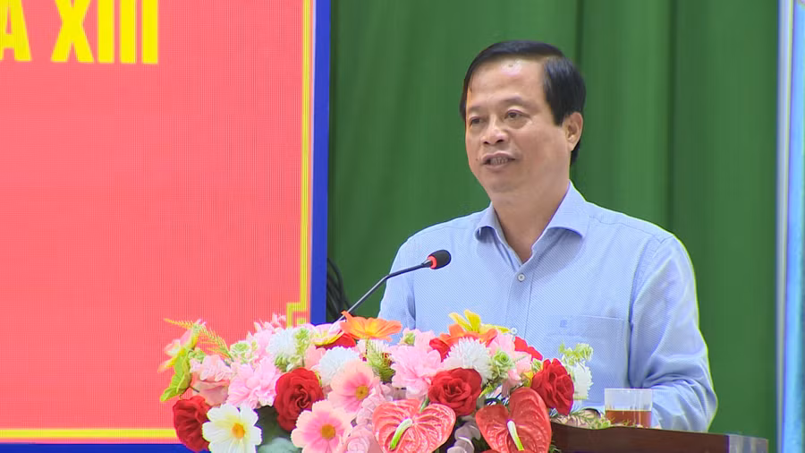 Ứng cử viên Nguyễn Tuấn Thanh cam kết thực hiện tốt vai trò của người đại biểu dân cử. Ảnh: Trung Nghĩa