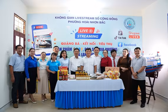 Phường Hoài Nhơn Bắc ra mắt “Không gian livestream số cộng đồng”