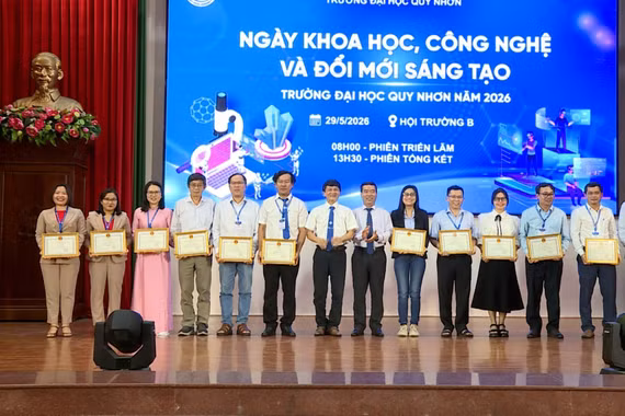 Trường Đại học Quy Nhơn tổ chức "Ngày Khoa học, công nghệ và đổi mới sáng tạo năm 2026” 