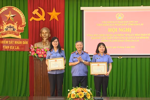 Hoàn thành trước hạn 7 ngày, Gia Lai xếp thứ 4 toàn quốc về nhập dữ liệu án