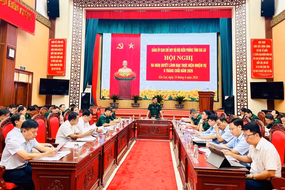 Đảng ủy Ban Chỉ huy BĐBP tỉnh Gia Lai triển khai nhiệm vụ 6 tháng cuối năm 2026