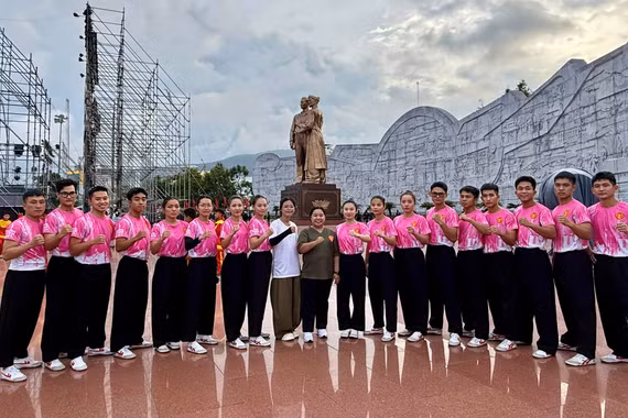 Dấu ấn của tình nguyện viên tại Liên hoan Quốc tế võ cổ truyền Việt Nam lần thứ IX - Gia Lai 2026