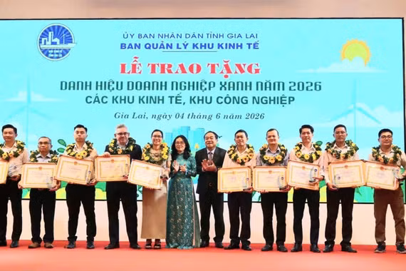 Gia Lai có 74 cơ sở đạt danh hiệu “Doanh nghiệp xanh" năm 2026
