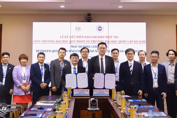 Trường Đại học Quy Nhơn hợp tác quốc tế với các cơ sở giáo dục đại học Đài Loan