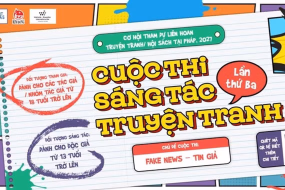 Thi sáng tác truyện tranh về chủ đề “Fake news - Tin giả”
