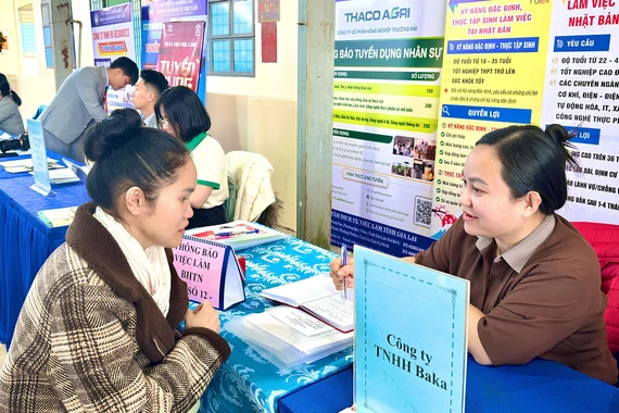 231 công ty, doanh nghiệp tham gia tuyển dụng lao động tại ngày hội việc làm.