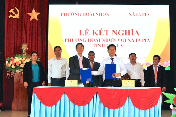 Phường Hoài Nhơn kết nghĩa với xã Ia Pia.
