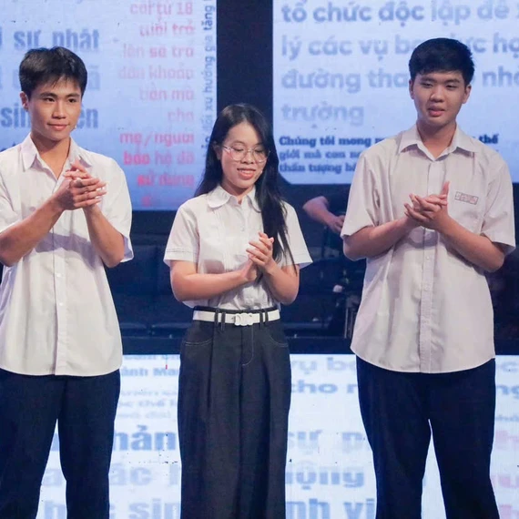 Đội hình của Trường THPT Chuyên Lê Quý Đôn xuất sắc lọt vào chung kết chương trình Trường Teen 2025.