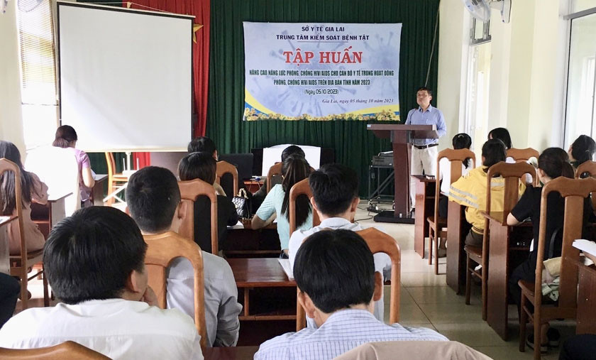 Quang cảnh lớp tập huấn. Ảnh: Như Nguyện