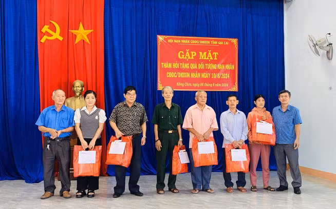 Thời gian qua, các cấp, ngành trên địa bàn tỉnh đã có nhiều hoạt động tập trung chăm sóc, giúp đỡ về vật chất, tinh thần giúp nạn nhân CĐDC vượt qua khó khăn, ổn định cuộc sống. Ảnh đơn vị cung cấp.