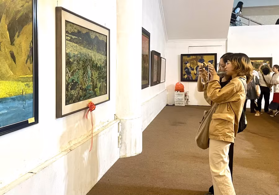 Festival tôn vinh sáng tạo mỹ thuật của các tác giả từ 18 đến 35 tuổi. Ảnh: Nguồn: hanoimoi.vn