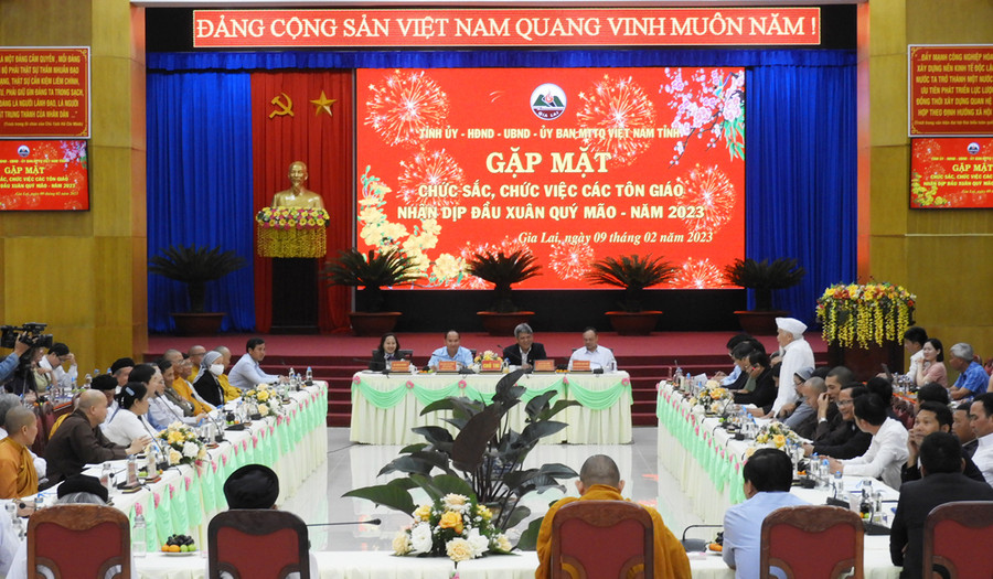 Quang cảnh buổi gặp mặt. Ảnh: Thanh Nhật