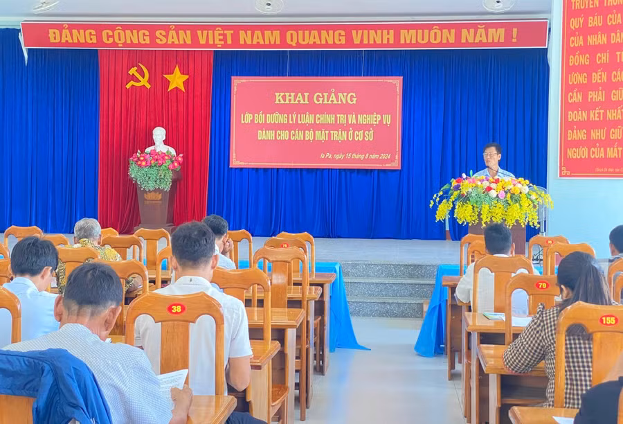 Quang cảnh lớp bồi dưỡng. Ảnh: Mai Linh Quang cảnh lớp bồi dưỡng. Ảnh: Mai Linh