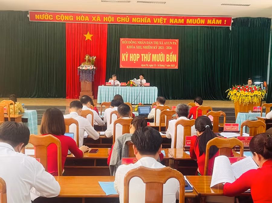 Quang cảnh kỳ họp. Ảnh: Vũ Chi