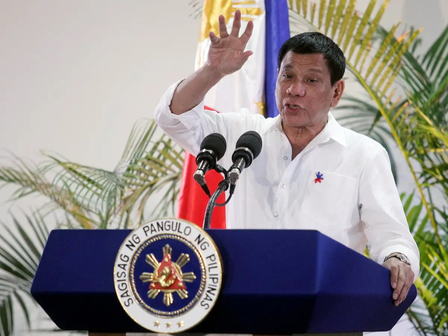 Ông Rodrigo Duterte, cựu tổng thống Philippines. Ảnh: Reuters Ông Rodrigo Duterte, cựu tổng thống Philippines. Ảnh: Reuters