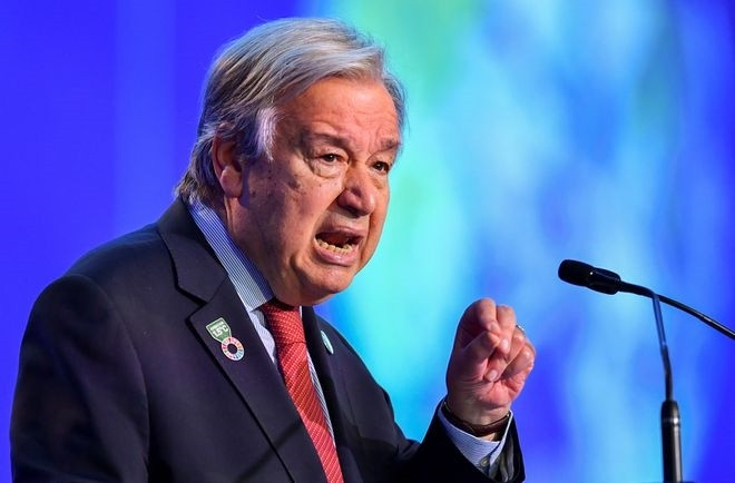 Tổng Thư ký Liên Hợp Quốc Antonio Guterres. Ảnh: Reuters