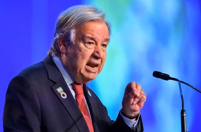 Tổng Thư ký Liên Hợp Quốc Antonio Guterres. Ảnh: Reuters