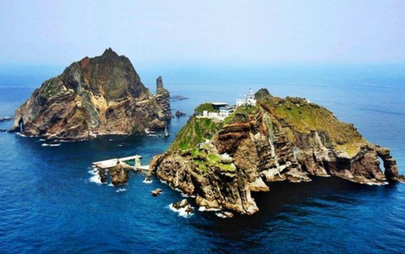 Đảo Dokdo/Takeshima liên tục diễn ra tranh chấp giữa Hàn và Nhật. Ảnh: Reuters