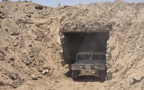 IDF phát hiện đường hầm rất lớn ở Gaza. Ảnh: IDF IDF phát hiện đường hầm rất lớn ở Gaza. Ảnh: IDF