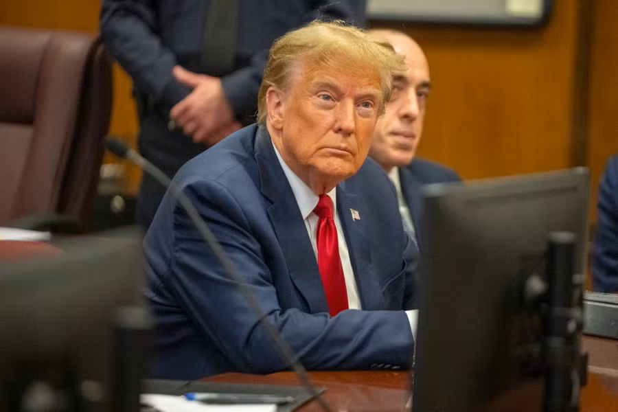 Cựu tổng thống Trump. Ảnh: AFP