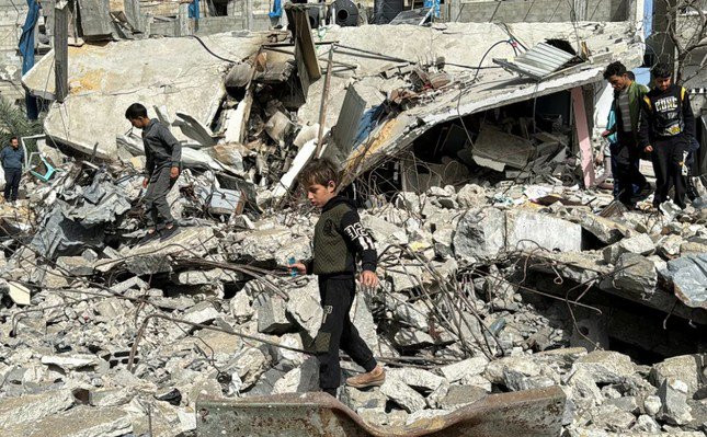 Cảnh tượng hoang tàn ở Dải Gaza. Ảnh: Reuters Cảnh tượng hoang tàn ở Dải Gaza. Ảnh: Reuters