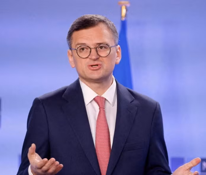 Ngoại trưởng Ukraine Kuleba. Ảnh: Reuters