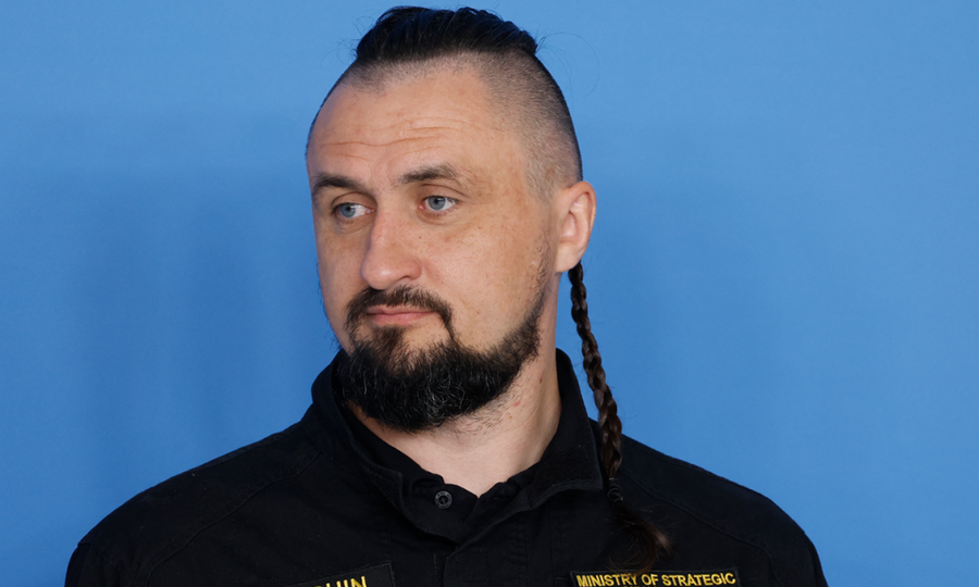 Ông Kamyshin tại hội nghị ở Đức hồi tháng 6 vừa nộp đơn từ chức bộ trưởng trong chính phủ Ukraine. Ảnh: AFP