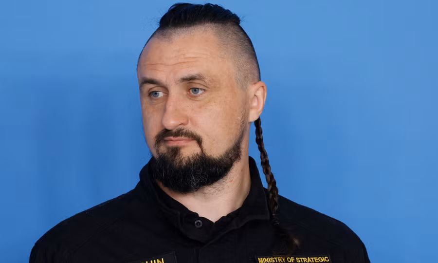 Ông Kamyshin tại hội nghị ở Đức hồi tháng 6 vừa nộp đơn từ chức bộ trưởng trong chính phủ Ukraine. Ảnh: AFP Ông Kamyshin tại hội nghị ở Đức hồi tháng 6 vừa nộp đơn từ chức bộ trưởng trong chính phủ Ukraine. Ảnh: AFP