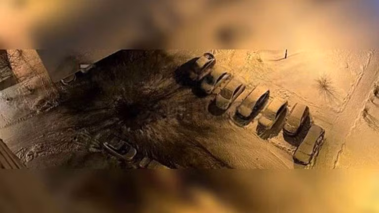 Hiện trường vụ thiệt hại do tên lửa gây ra ở thành phố Belgorod. Ảnh: RT