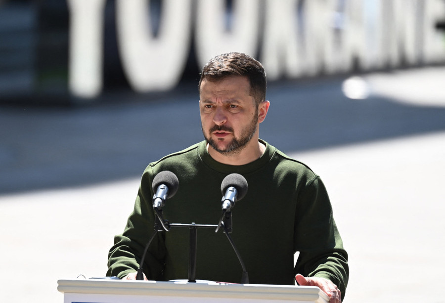 Tổng thống Ukraine Zelensky. Ảnh: AFP Tổng thống Ukraine Zelensky. Ảnh: AFP