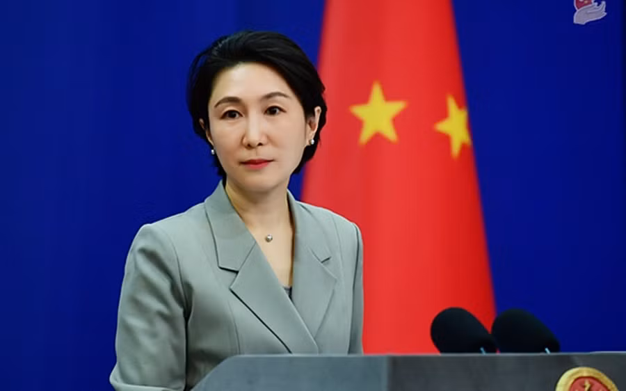 Người phát ngôn Bộ Ngoại giao Trung Quốc Mao Ninh. Ảnh: THX/TTXVN