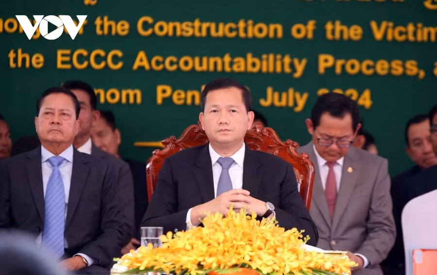 Thủ tướng Campuchia Hun Manet. Ảnh: VOV