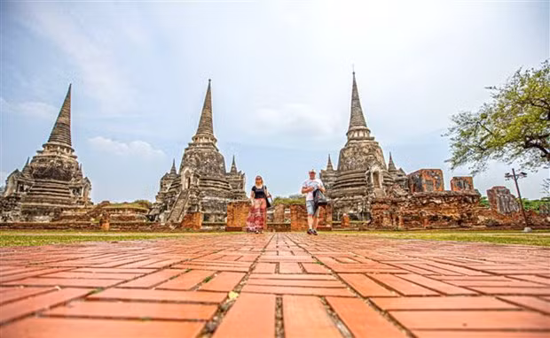 Phra Nakhon Si Ayutthaya, Thái Lan, có những điểm du lịch hấp dẫn. Ảnh: Xinhua