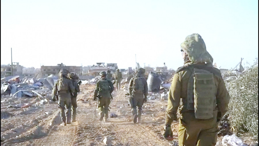 Binh sỹ Israel tại Dải Gaza. Ảnh: Reuters