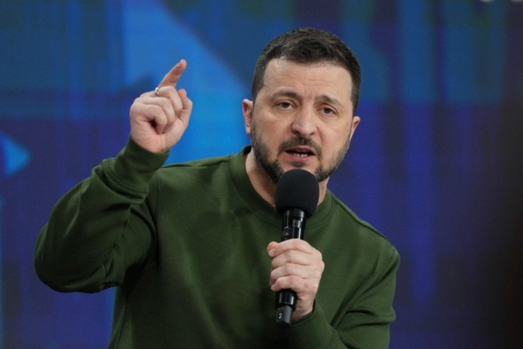 Tổng thống Zelensky. Ảnh: Getty Images Tổng thống Zelensky. Ảnh: Getty Images